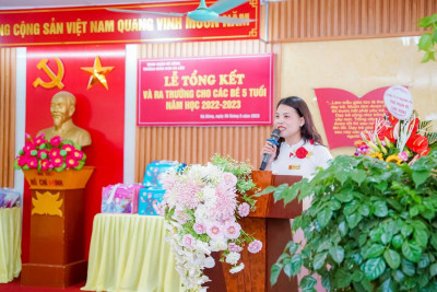 LỄ TỔNG KẾT VÀ RA TRƯỜNG CHO CÁC BÉ 5 TUỔI NĂM HỌC 2022 - 2023