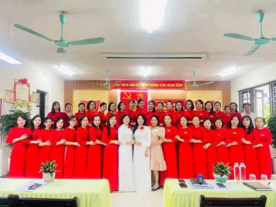 HỘI NGHỊ CÁN BỘ, CÔNG CHỨC, VIÊN CHỨC TRƯỜNG MẦM NON HÀ CẦU NĂM HỌC 2023 - 2024