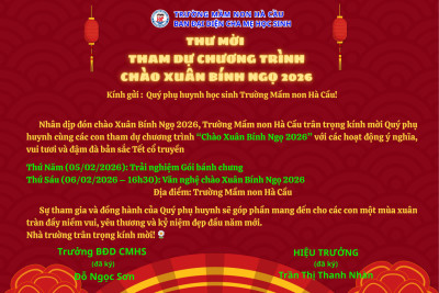 CHƯƠNG TRÌNH CHÀO XUÂN BÍNH NGỌ 2026